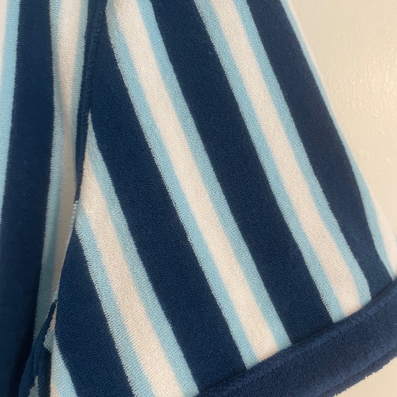 Murano liquid luxury collared shirt—  blue/white size L — vintage/ retro look - Picture 2 of 3